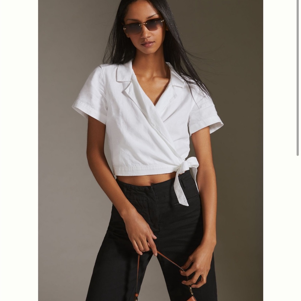 Anthropologie linen top (new with tags)